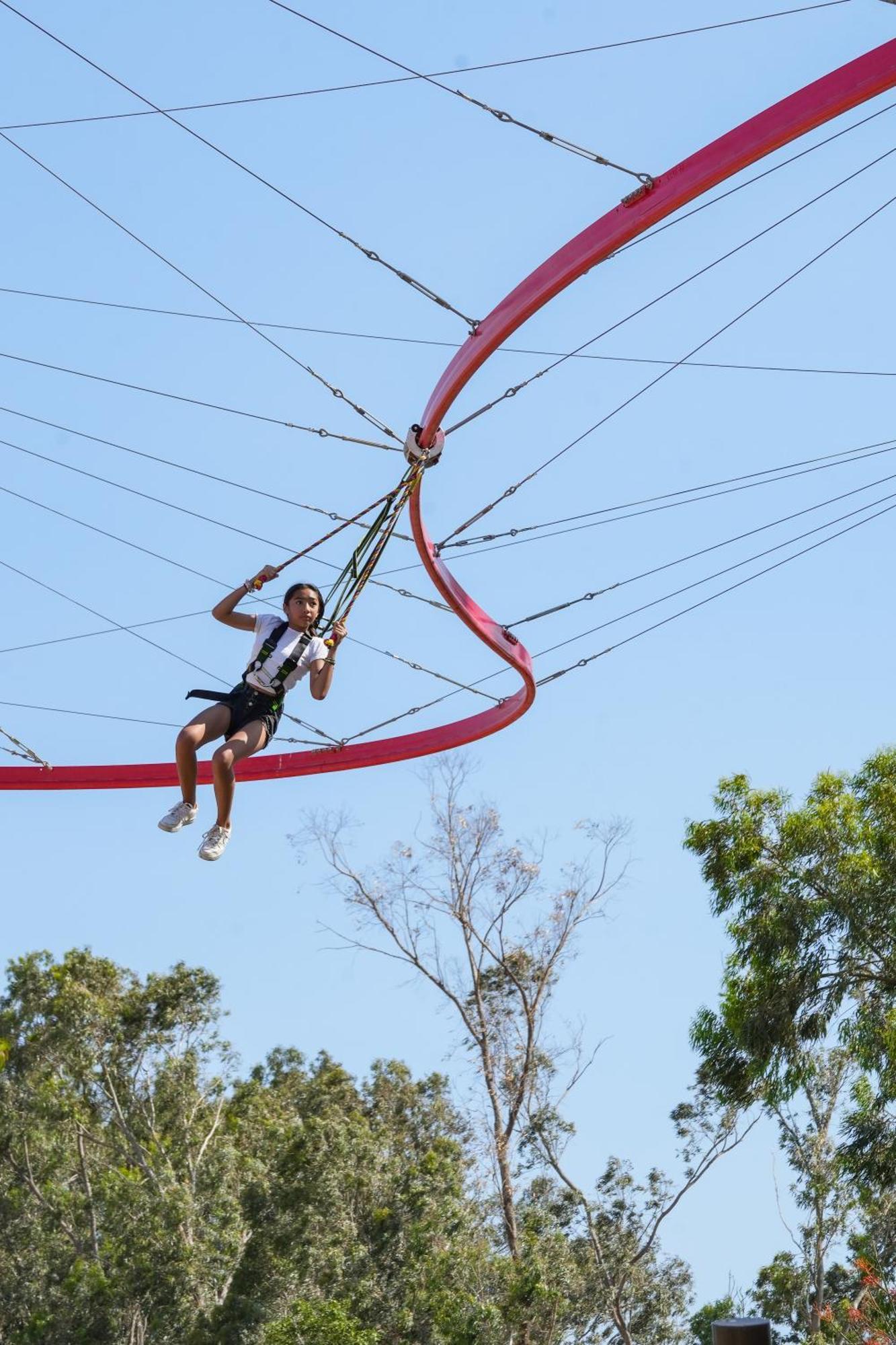 City Of Dreams Mediterranean - Integrated Resort, Casino & Entertainment Limassol Kültér fotó The 100m long zip line at the Adventure Park